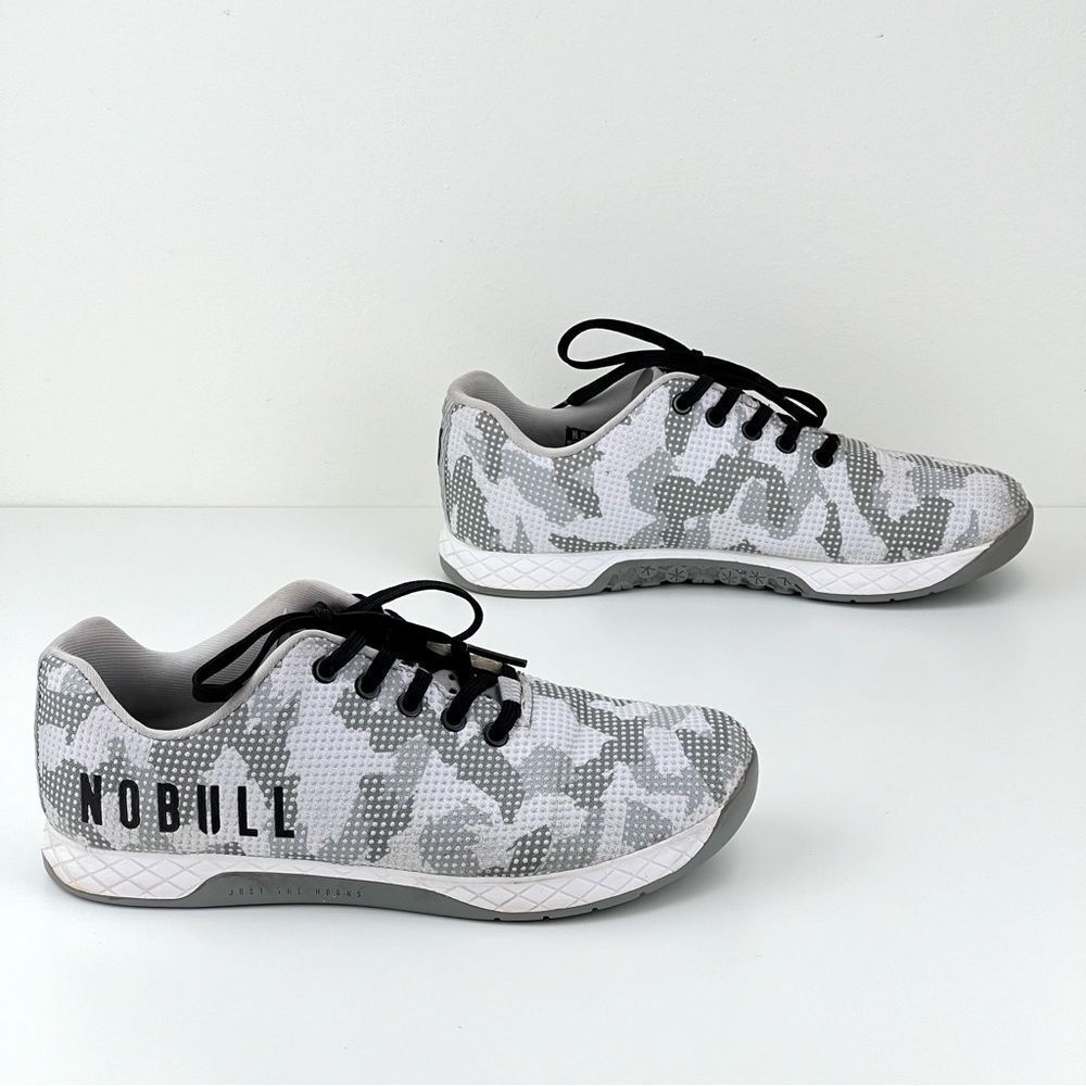 NoBull Camo Shoes Mens 9 Gray Low Top Sneakers - Picture 5 of 9